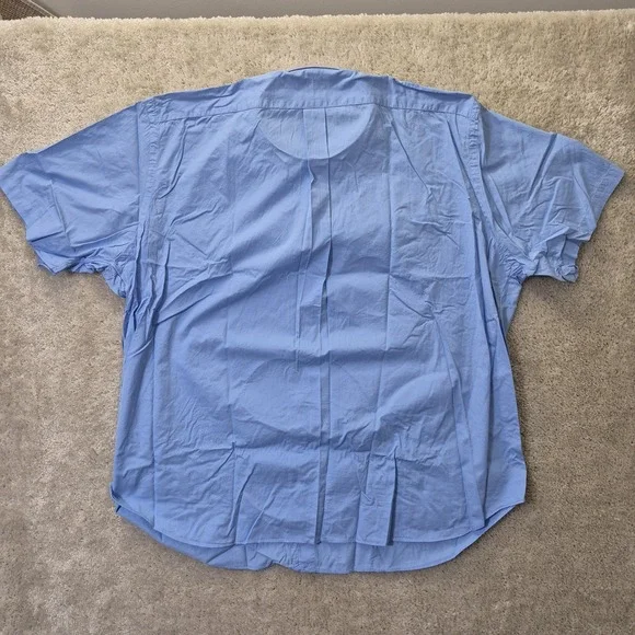 Polo Ralph Lauren Shirt Mens 3XB Blue Button Down Featherweight Twill Academia